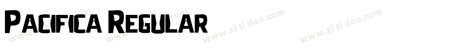 Pacifica Regular字体转换